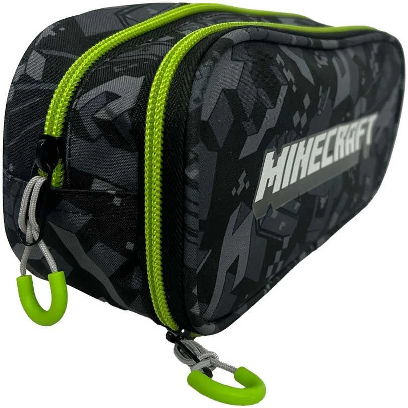 Minecraft Camo Terra pieštukų dėklas su 2 skyriais 23,5 cm