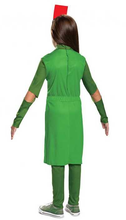 Minecraft Creeper klasikinis mergaitės kostiumas 7-8 metams