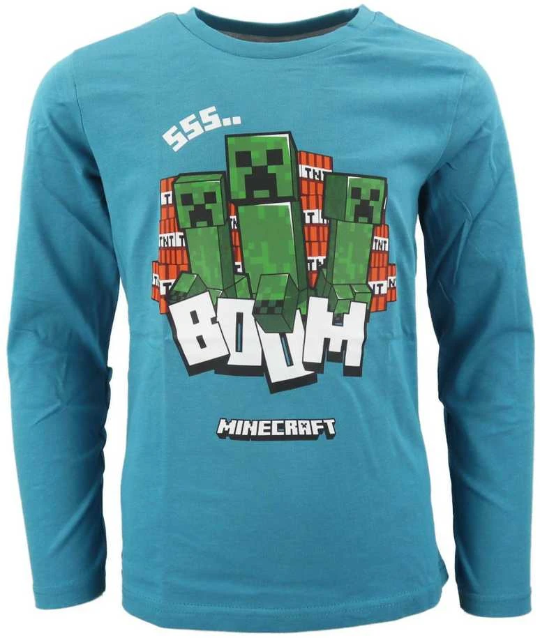 "Minecraft Creeper" marškinėliai ilgomis rankovėmis