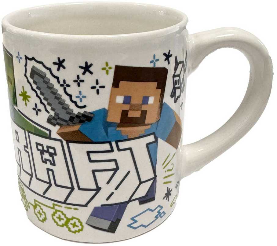 Minecraft porcelianinis puodelis 235 ml
