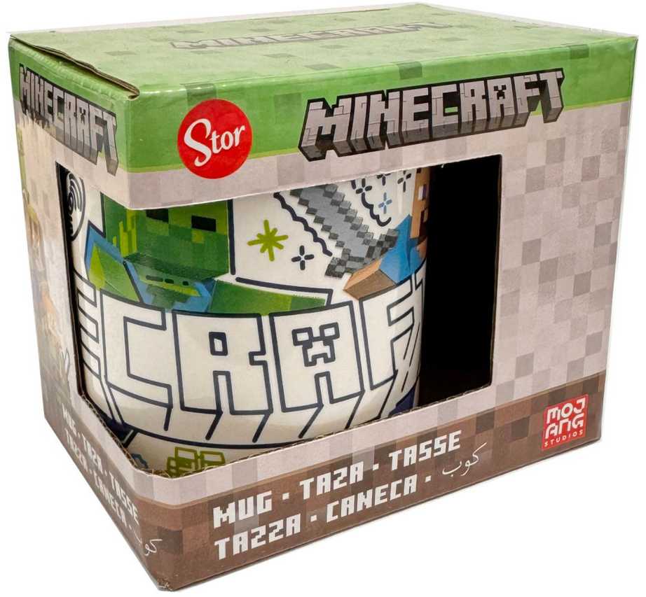 Minecraft porcelianinis puodelis 235 ml