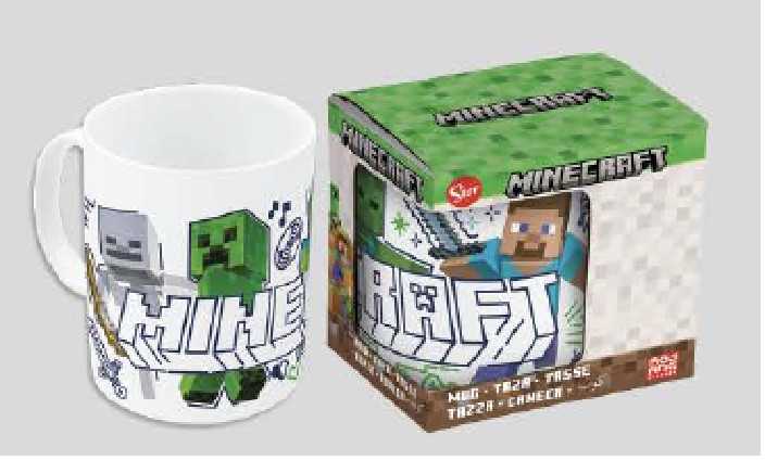 Minecraft porcelianinis puodelis 235 ml