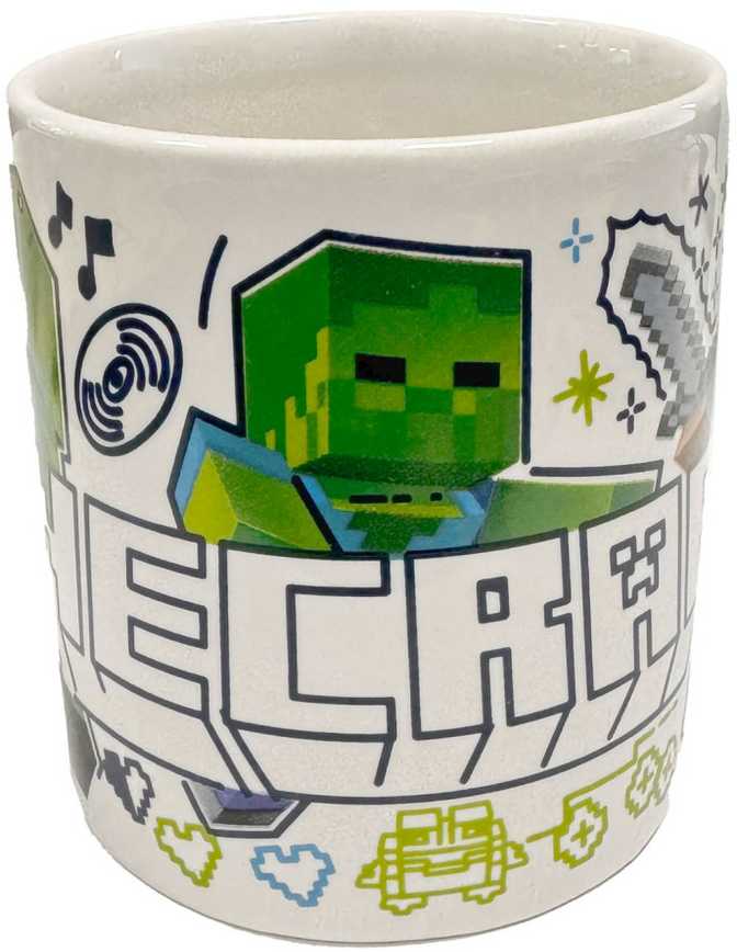 Minecraft porcelianinis puodelis 235 ml