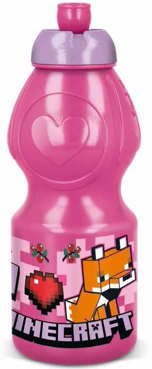 "Minecraft" sportinis buteliukas mergaitėms 400 ml