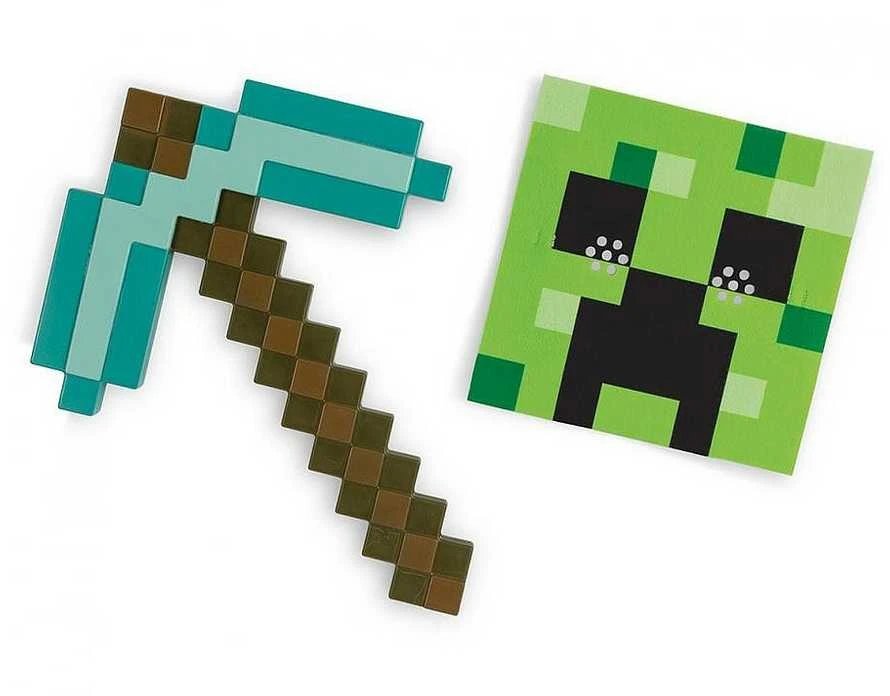Suknelė Disguise "Minecraft" kirtiklio ir kaukės rinkinys