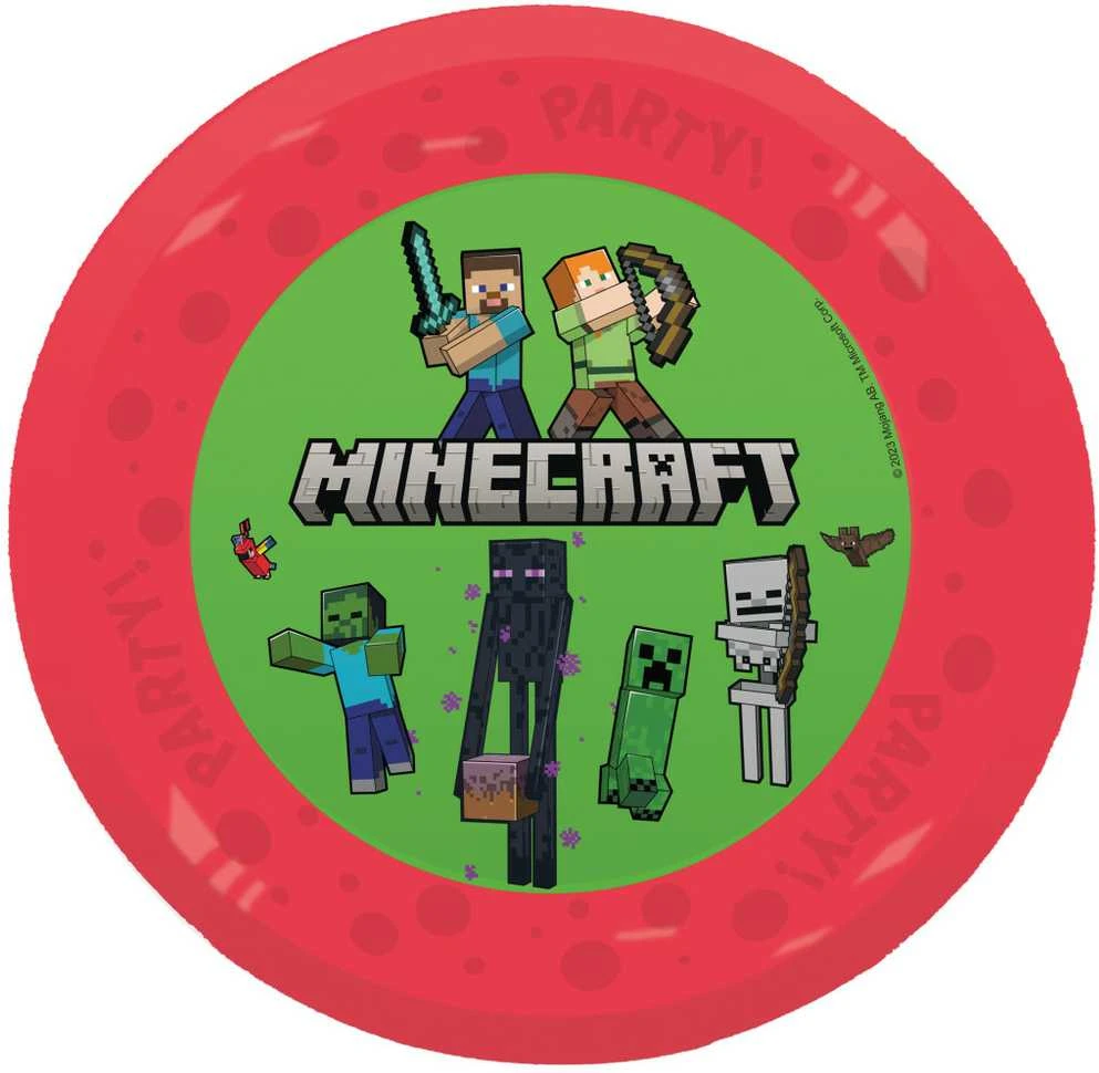 Globos Europe Bv Minecraft plastik tallerkner