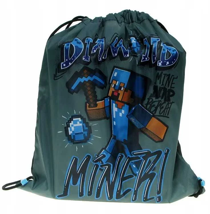 "Minecraft" sportinis krepšys treniruoklių krepšys 37 cm