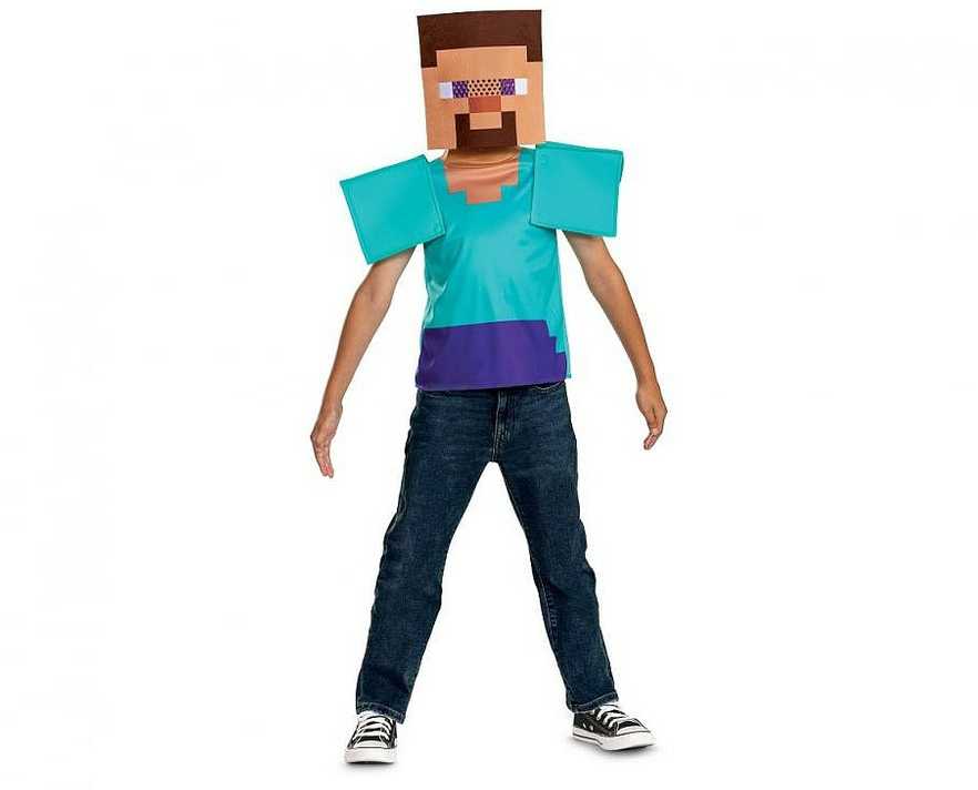 Suknelė Minecraft Steve Essential kostiumas 5-6 metai