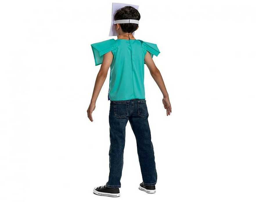 Minecraft Steve Essential kostiumas 7-8 metų amžiaus