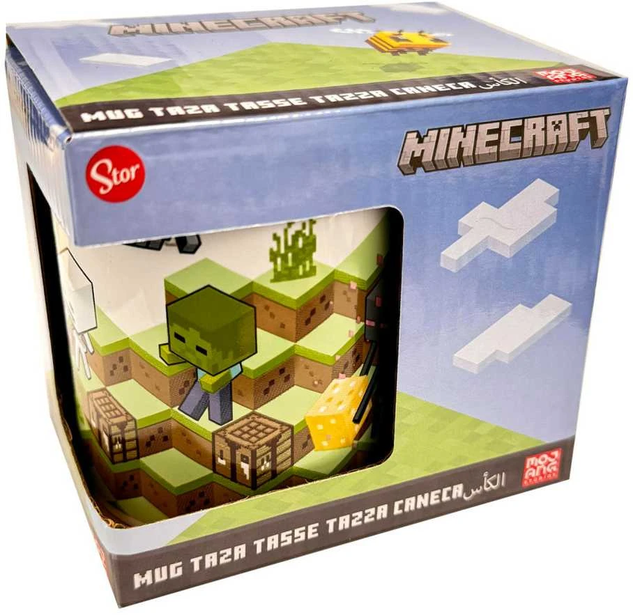 „Minecraft TNT Boom“ porcelianinis puodelis 325 ml (11 uncijų) dovanų dėžutėje