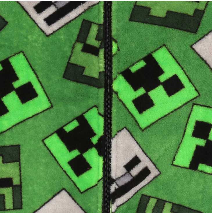 Minecraft vaikiška ilga pižama, kombinezonas 9/10 metų