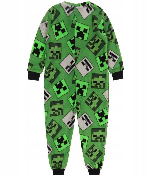 Minecraft vaikiška ilga pižama, kombinezonas 3/4 metų