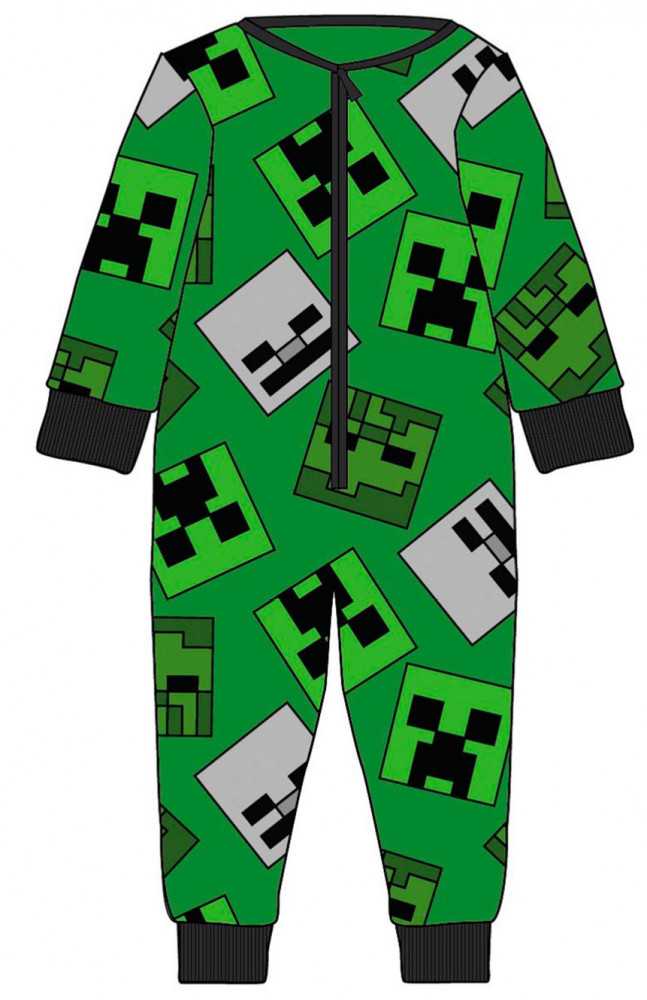 Minecraft vaikiška ilga pižama, kombinezonas 9/10 metų