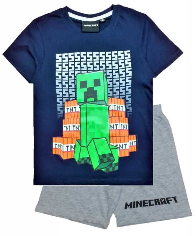 „Minecraft“ vaikiška trumpa pižama 12 metų