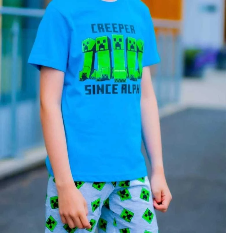 MINECRAFT šortų ir marškinėlių komplektas