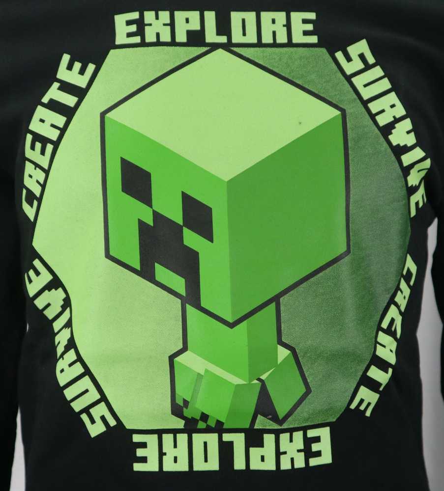 Minecraft vaikiškas megztinis 9 metų vaikams
