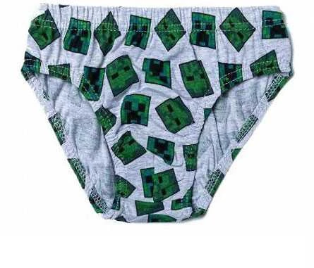 „Minecraft“ vaikiški apatiniai, apatiniai, 3 vnt. pakuotėje, 6 metai