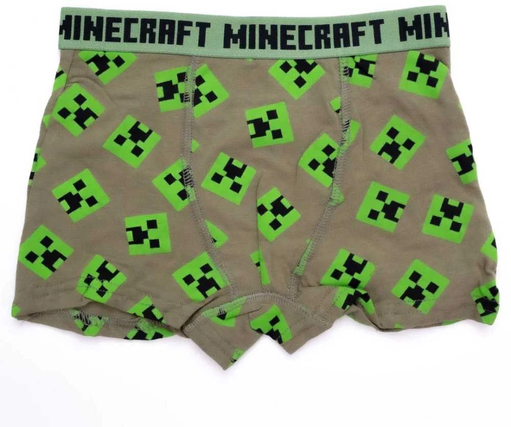 „Minecraft“ vaikiški bokseršortai, 2 vnt. pakuotėje, 6 metai
