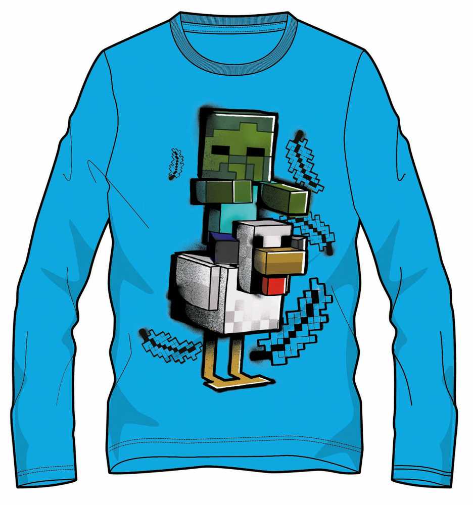 „Minecraft“ vaikiški ilgomis rankovėmis marškinėliai, 10 metų