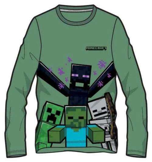 Minecraft vaikiški ilgomis rankovėmis marškinėliai, 12 metų