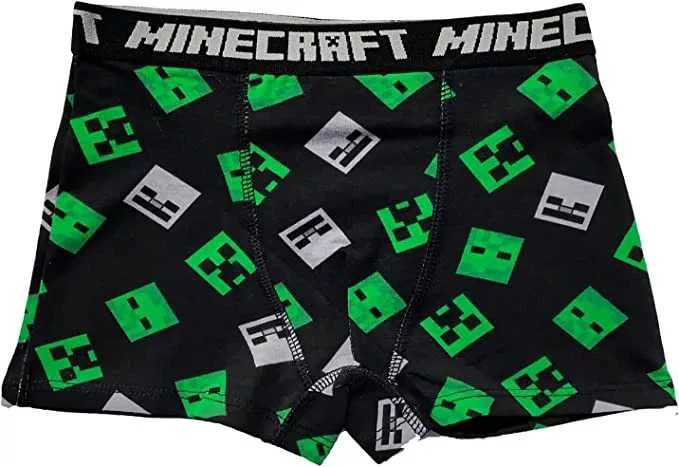 „Minecraft“ vaikiškos boksininkų kelnaitės, 2 vnt. pakuotė / 12 metų