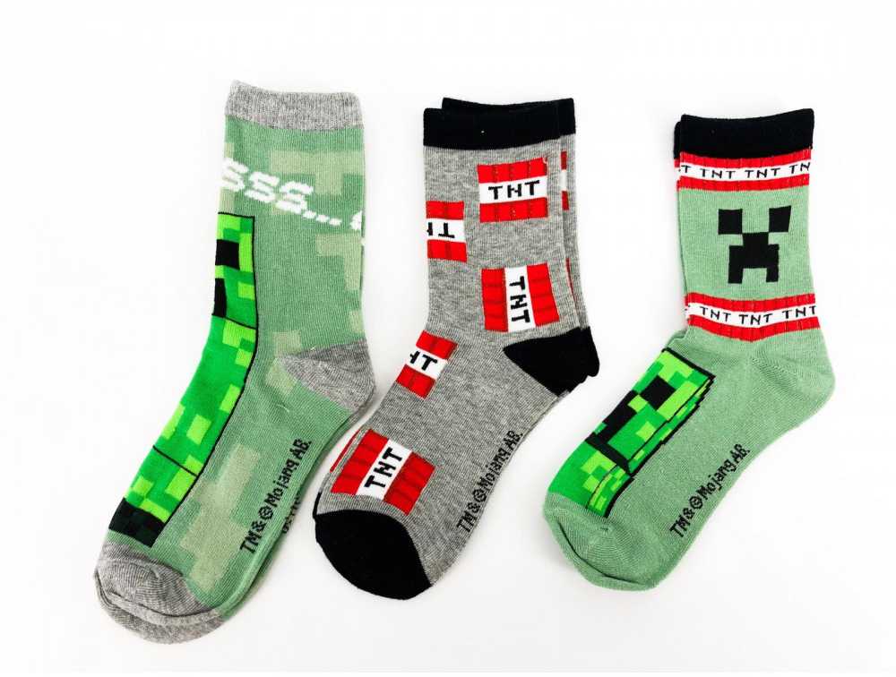 Minecraft vaikiškos kojinės 31/34