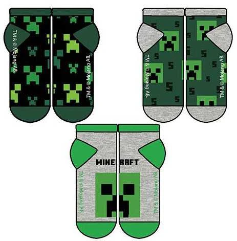 Minecraft vaikiškos nematomos kojinės 31/34