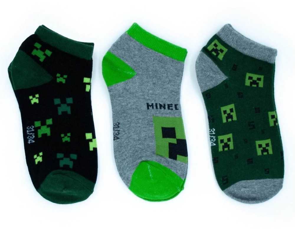 Minecraft vaikiškos nematomos kojinės 35/38