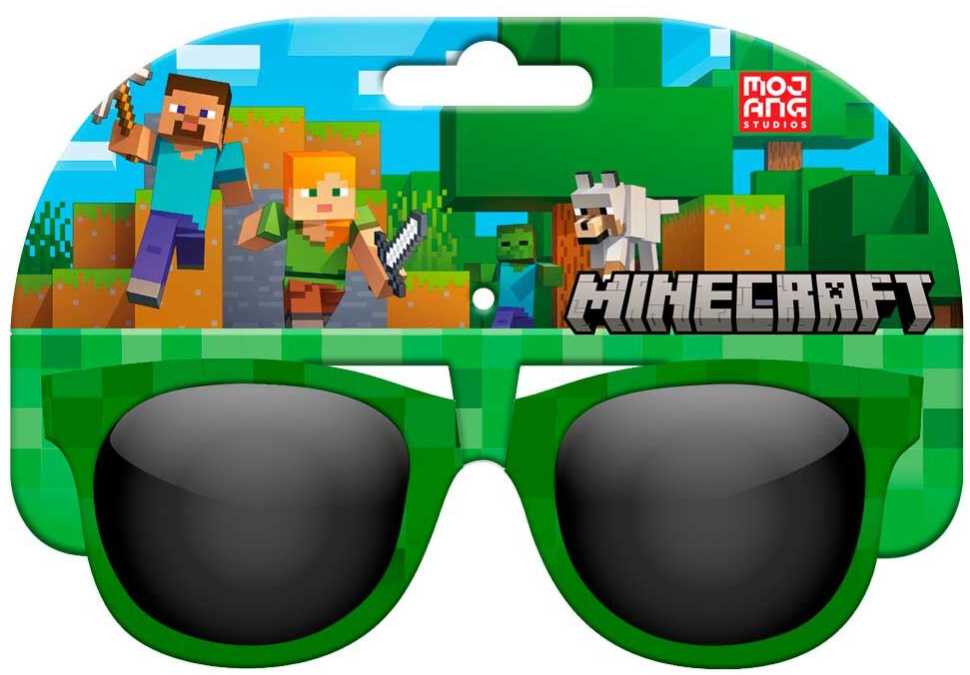 „Minecraft“ žali akiniai nuo saulės