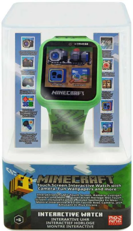 „Minecraft Žalias“ interaktyvus laikrodis