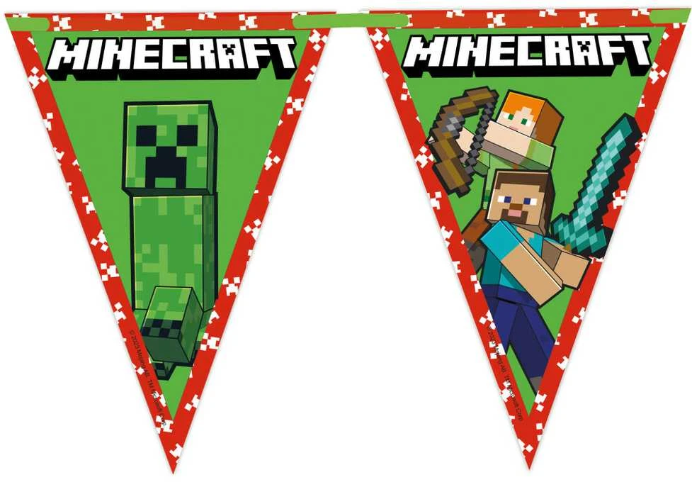Globos Europe Bv GoDan Banner Minecraft vėliava