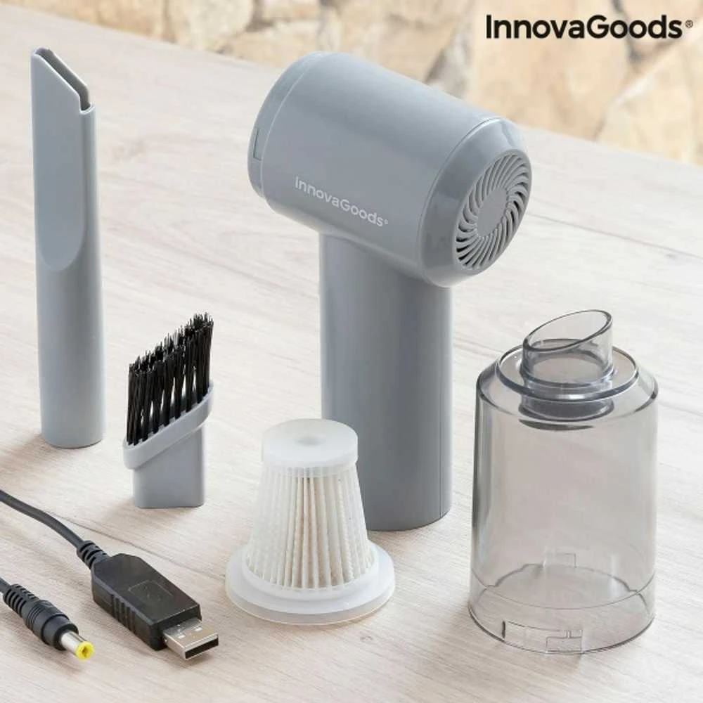 Mažas belaidis įkraunamas rankinis dulkių siurblys Recuum InnovaGoods