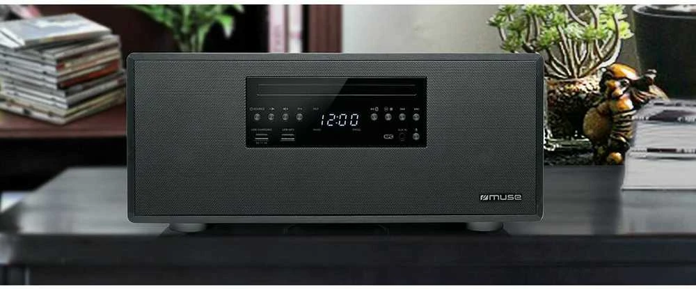 Muzikinis centras Muse | Bluetooth Micro System | M-692 BTC | 2 x 30 W | Bluetooth | Belaidė jungtis | NFC features | Juodas
