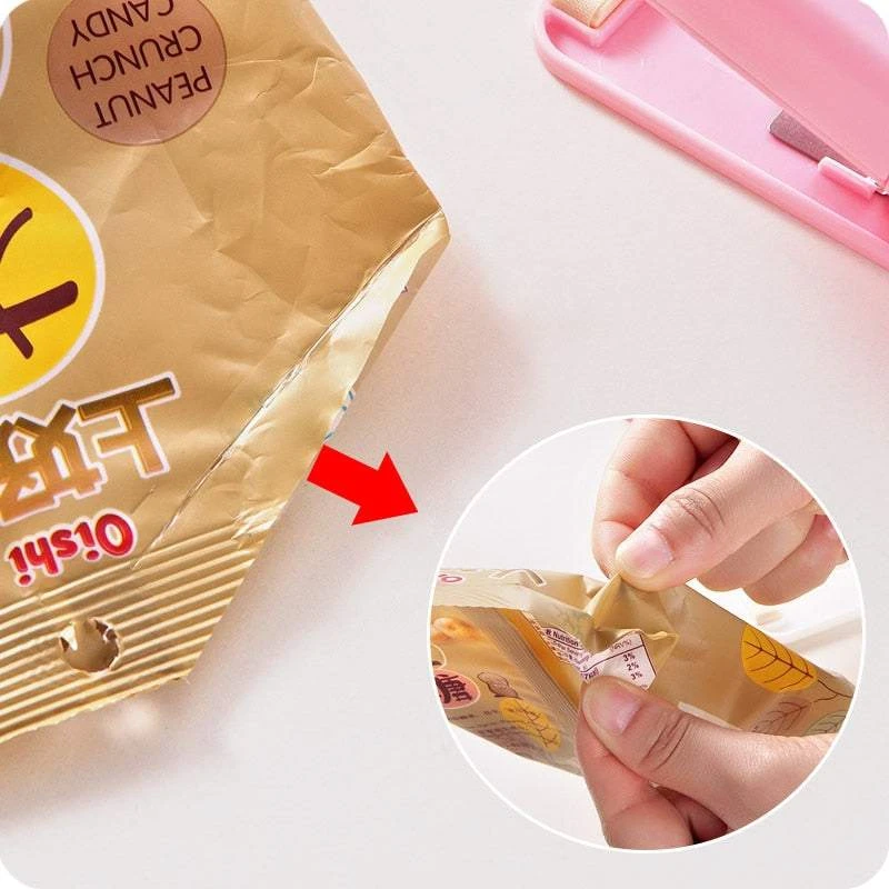 Mini plastikinių pakuočių sandariklis