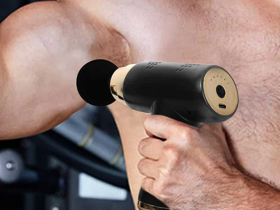 Mini raumenų kūno masažo pistoletas, galingas, nešiojamas masažo pistoletas