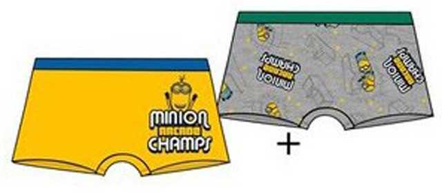 Minions vaikiški bokseršortai (2 vnt./pakuotė), 6/8 metų