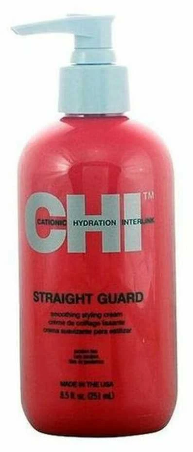 Tiesinamasis kremas plaukams CHI Straight Guard Smoothing Styling Kreminis 251ml