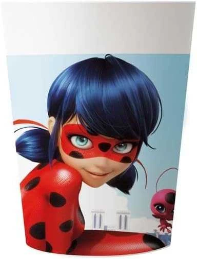 „Miraculous Ladybug Hero“ plastikinių puodelių rinkinys, 2 dalys, 230 ml