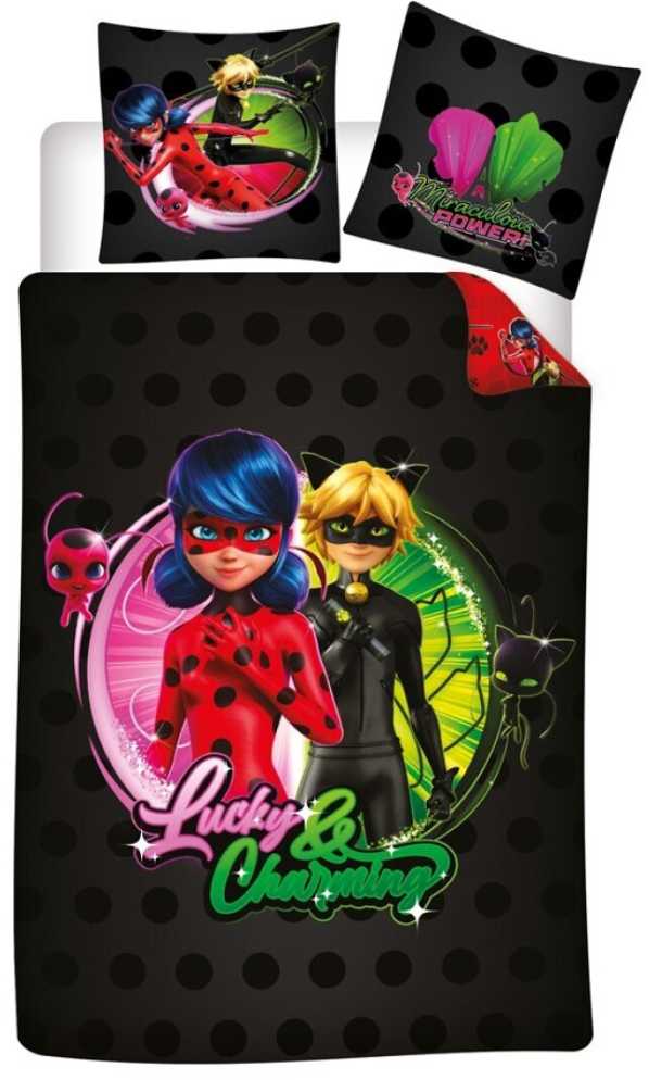 Miraculous Ladybug Stebuklingas berniukas Patalynė 140×200 cm, 65×65 cm