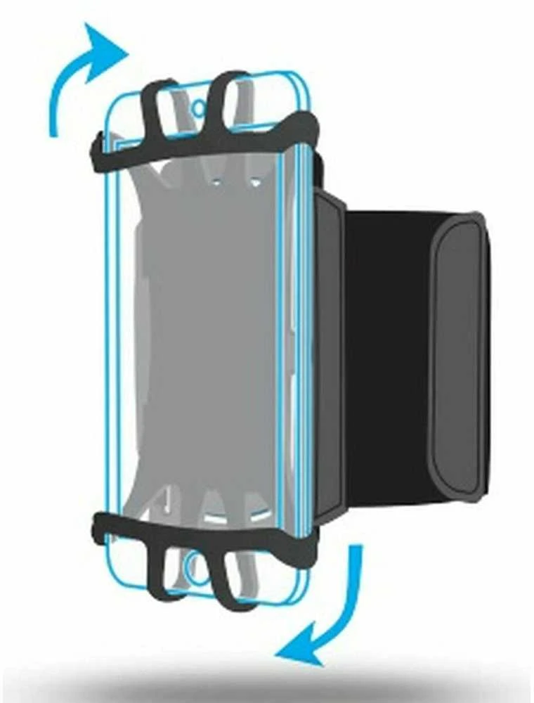 Mobilis Mobilis ARM BAND 4-6IN . mobiliojo telefono dėklas 15,2 cm (6'') Dėklas na szaty Juodas