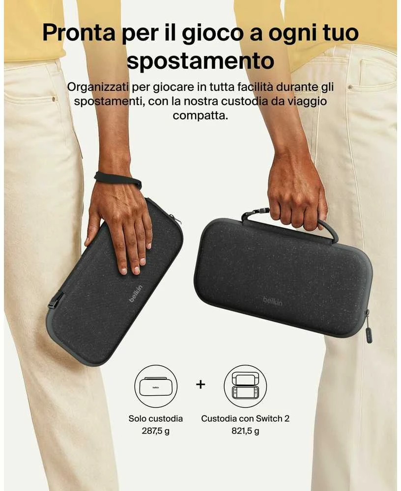 „Belkin Road“ lipdukai ant „Nintendo Switch 2“ antracito spalvos (ENA002HQCH)