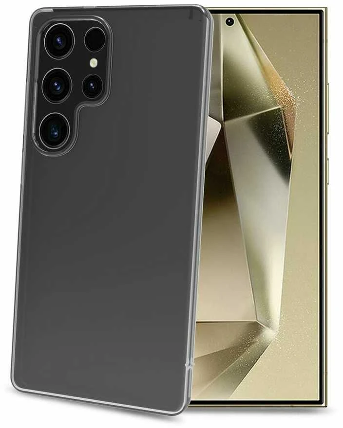 Celly Gelskin TPU dėklas Galaxy S25 Ultra skaidrus