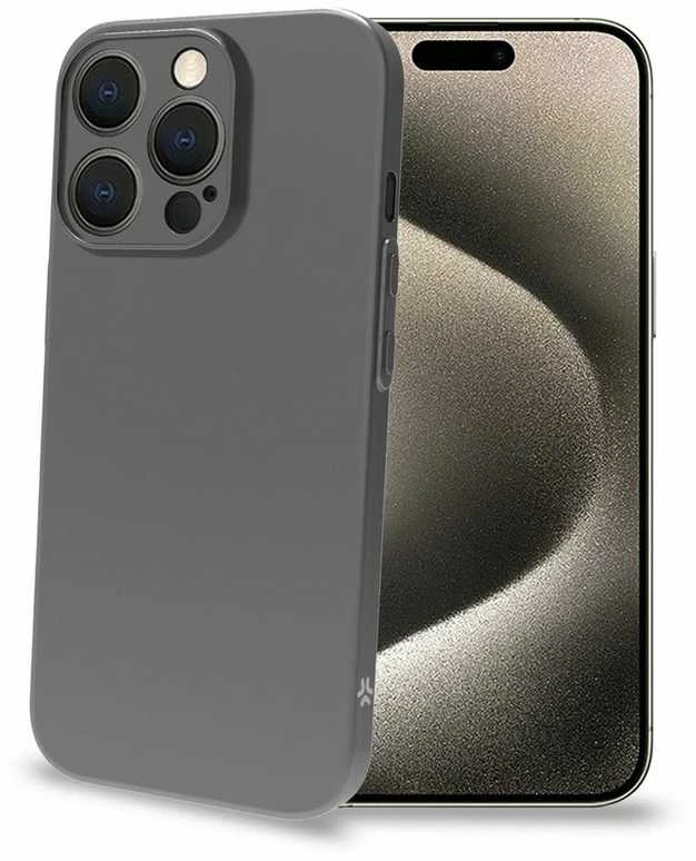 Celly SPACE itin plonas dėklas iPhone 16 Pro, juodas