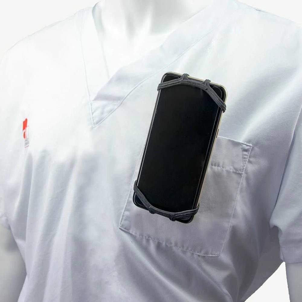 Dėklas Mobilis UNIVERSAL BELT CLIP ABS/ROTATING 90DGR + SILICON HOLDER