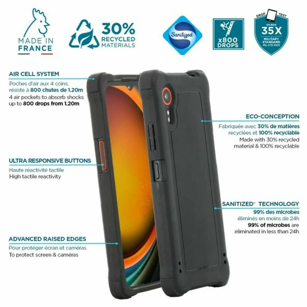 Mobilis PROTECH - DĖKLAS GALAXY/XCOVER 7 - MINKŠTAS KREPŠELIS