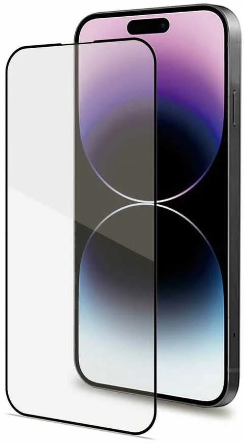 Celly FULLLGLASS1056BK, Apple, iPhone 15 Pro Max, Atsparus įbrėžimams, Juodas, Permatomas, 1 vnt.