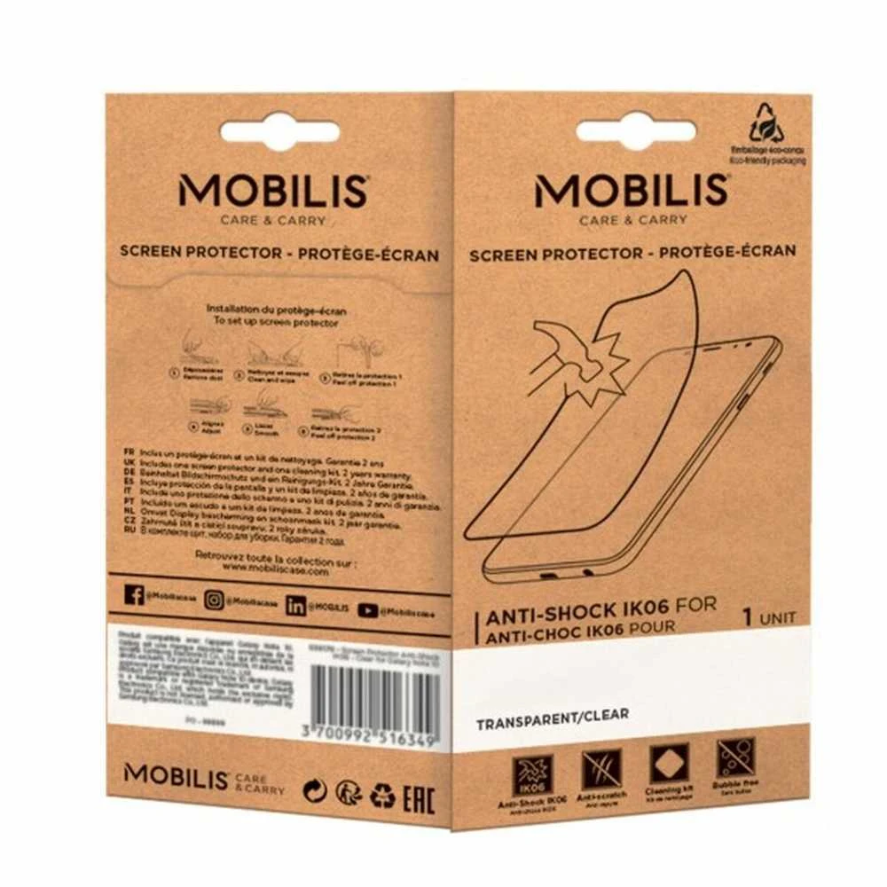 Mobilis Protec EKRANO APSAUGA, ATSPARUS SMŪGIAMS IK06, SKAIDRUS GALAXY XCOVER 6 PRO 6,6 COLIO