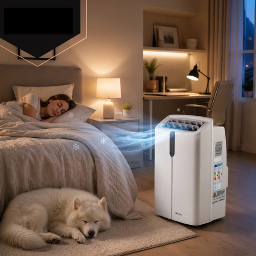 Mobilus oro kondicionierius 12000 BTU WiFi 4 viename su šildymu ir sausinimu