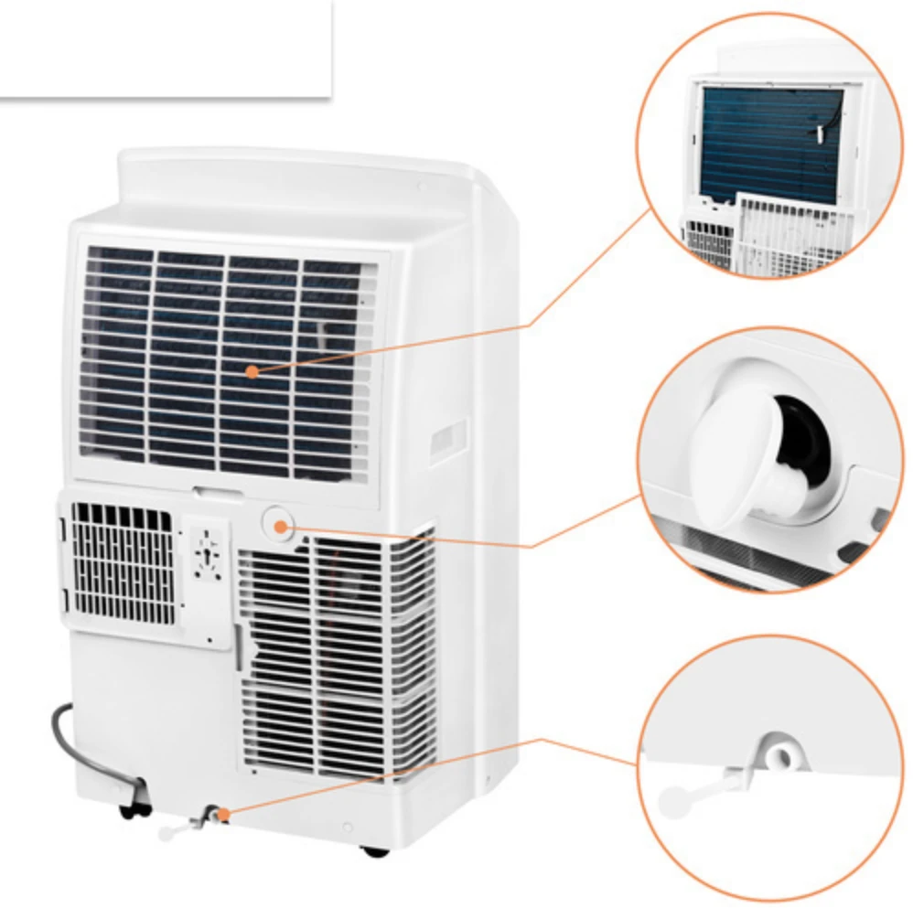 Mobilus oro kondicionierius 12000 BTU WiFi 4 viename su šildymu ir sausinimu
