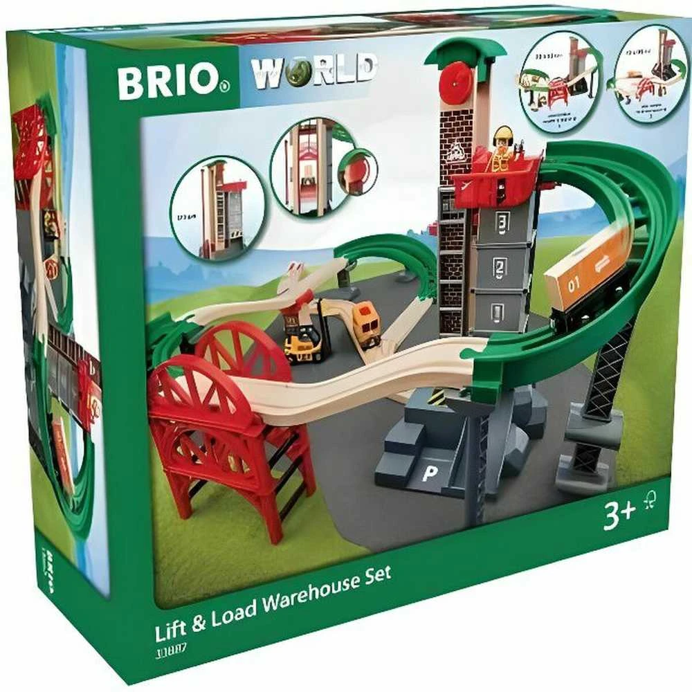 Ravensburger BRIO - Pakėlimo ir pakrovimo sandėlio rinkinys (33887)